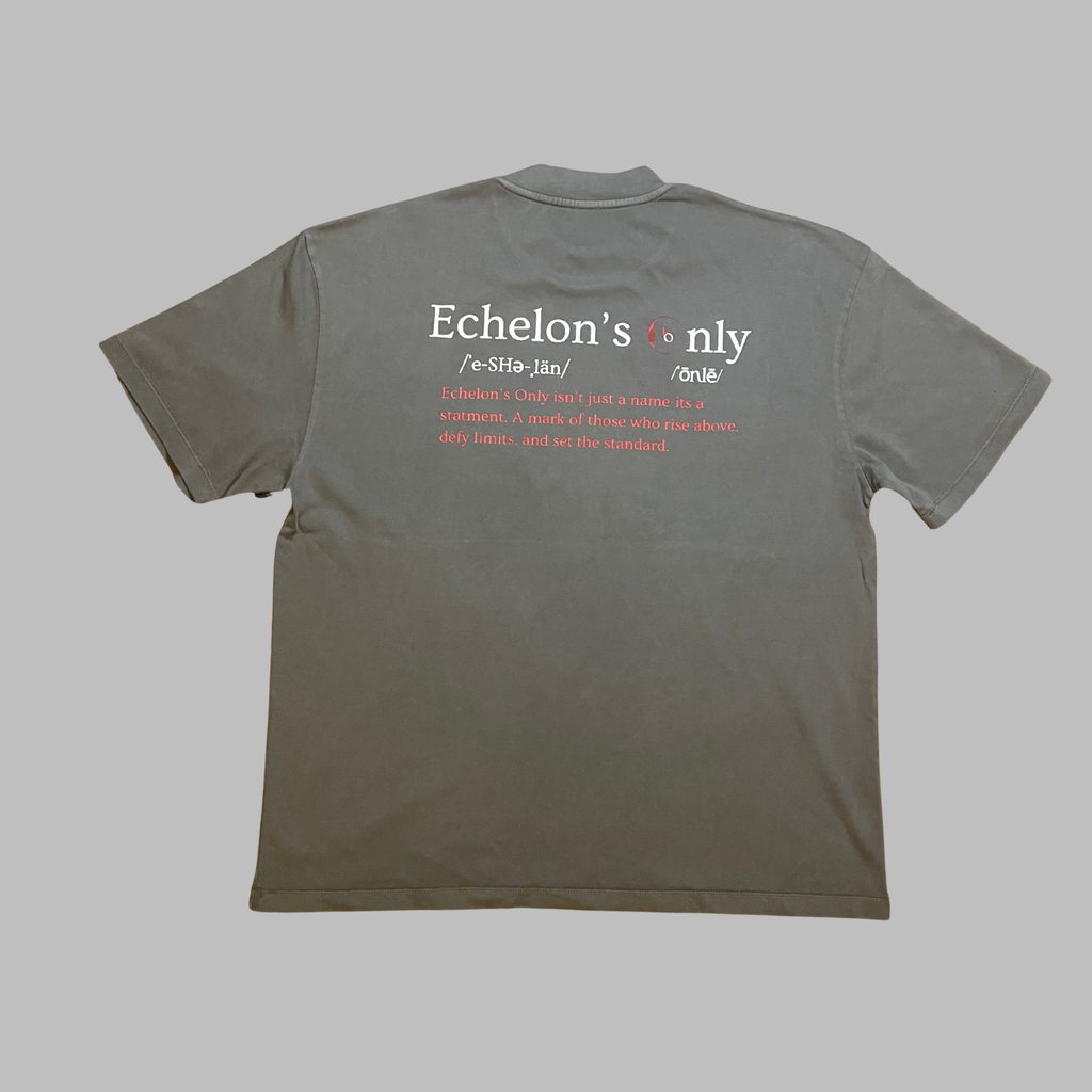 Statement Logo T-Shirt Dark Grey