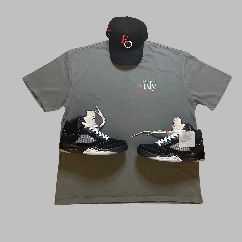 Statement Logo T-Shirt Dark Grey