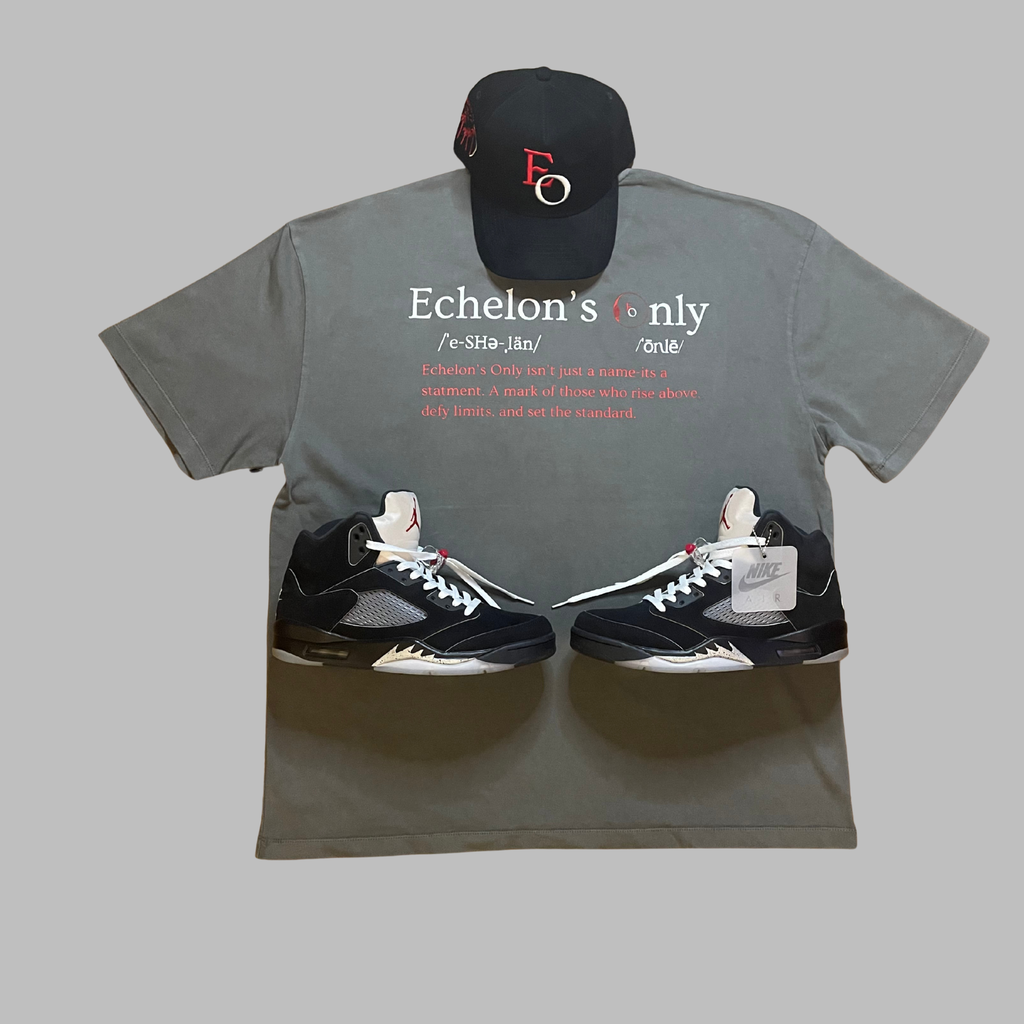 Statement Logo T-Shirt Dark Grey