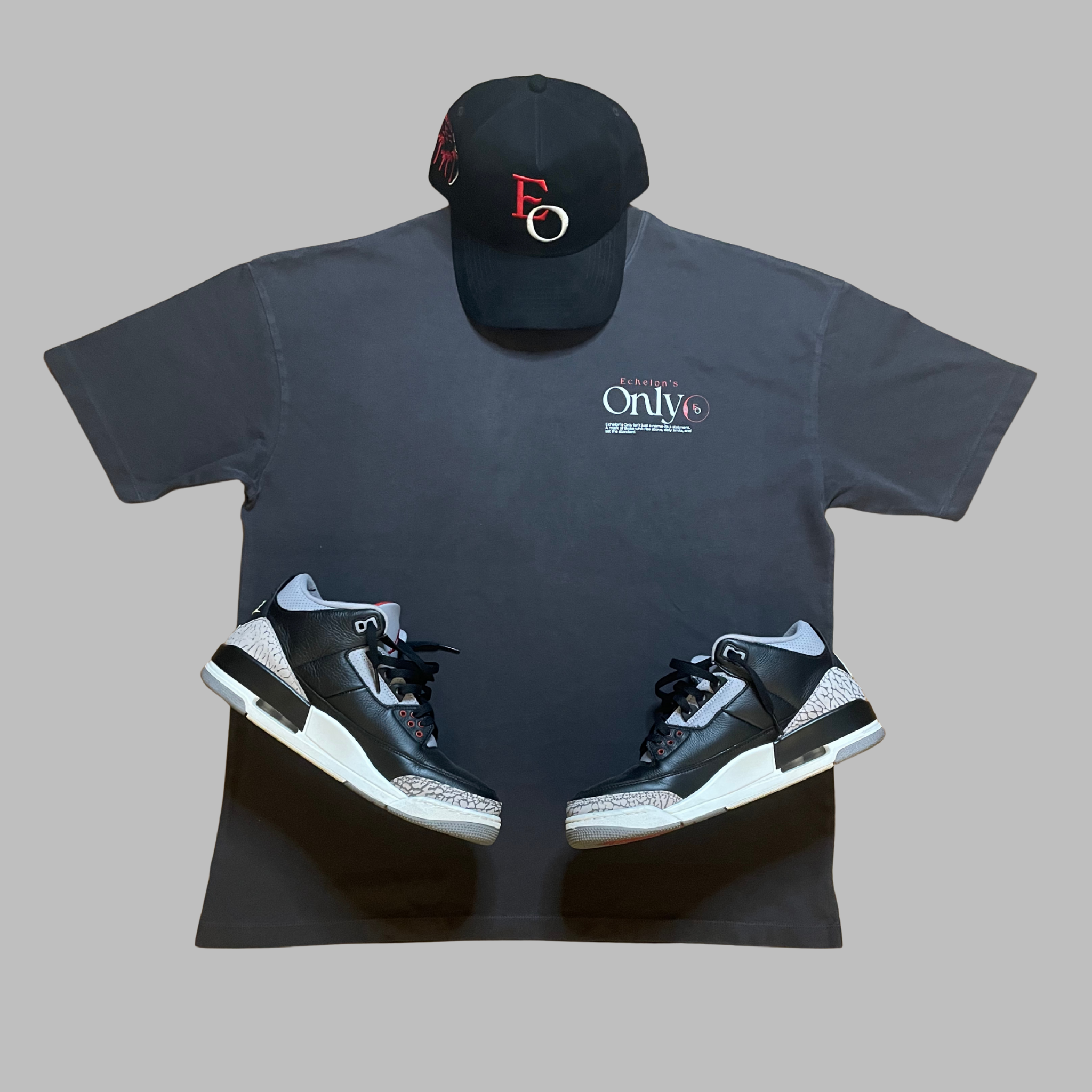 Statement Logo T-Shirt Vintage Black