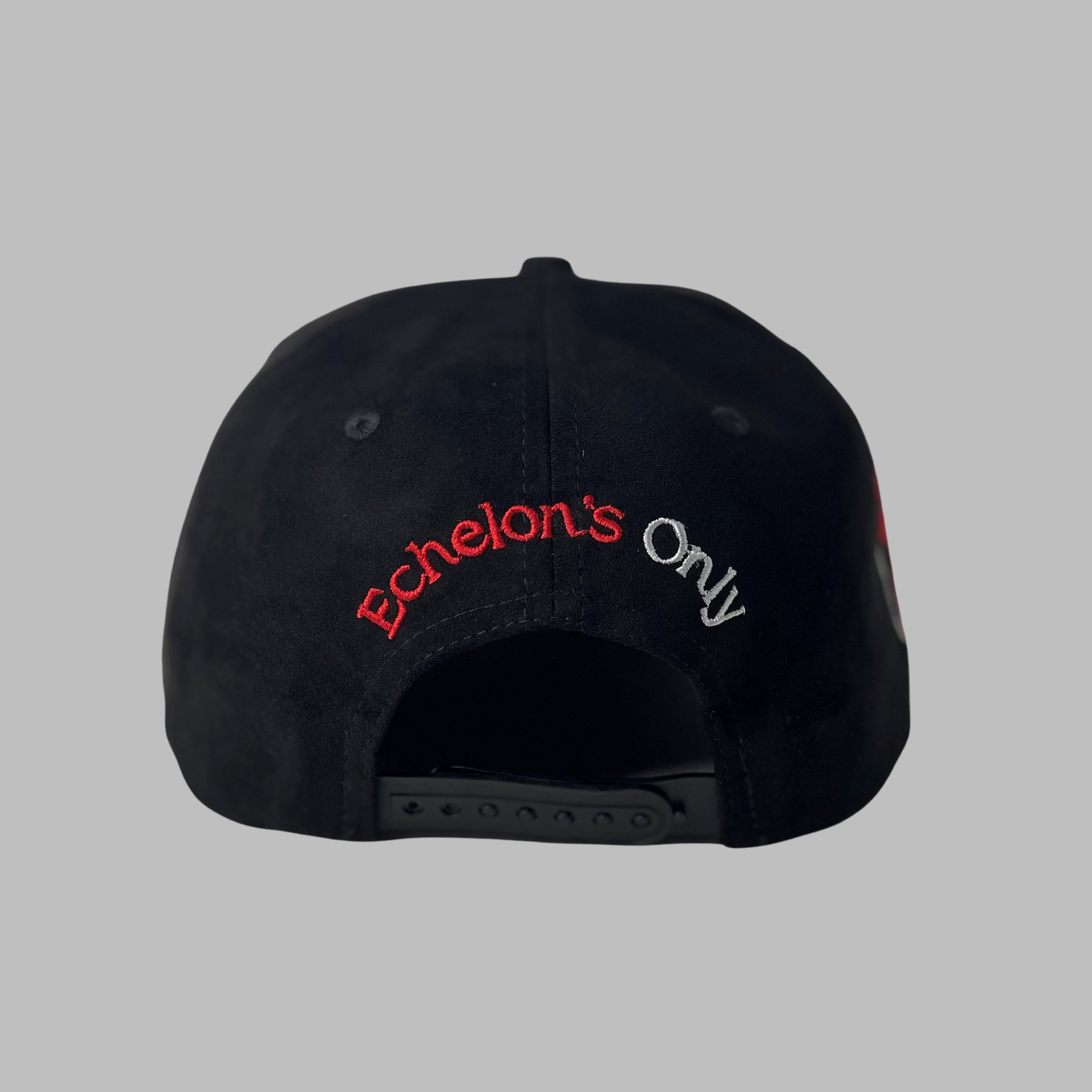 Black Suede Logo Hat
