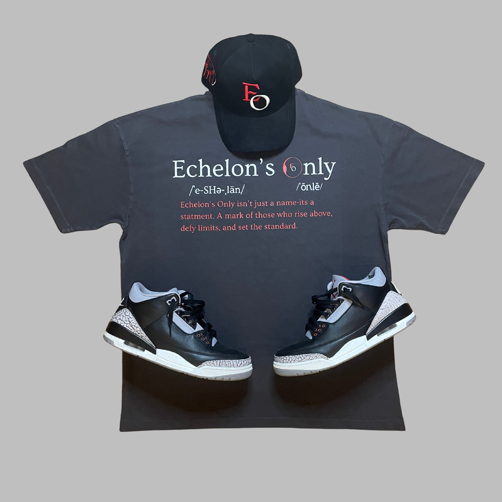 Statement Logo T-Shirt Vintage Black