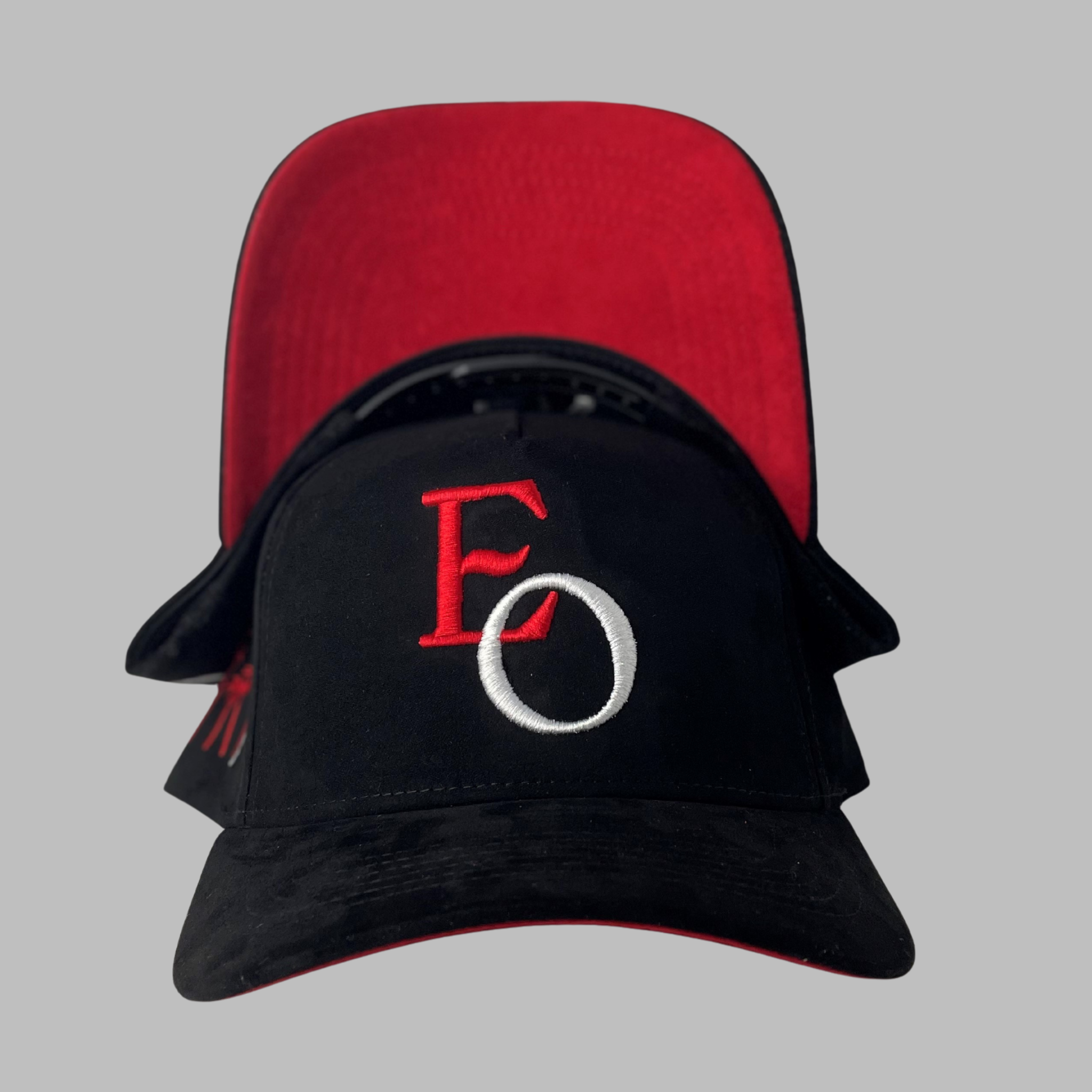 Black Suede Logo Hat